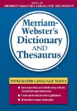 Merriam-Webster's Dictionary and Thesaurus