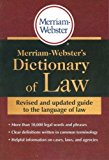 Merriam-Webster's Dictionary of Law