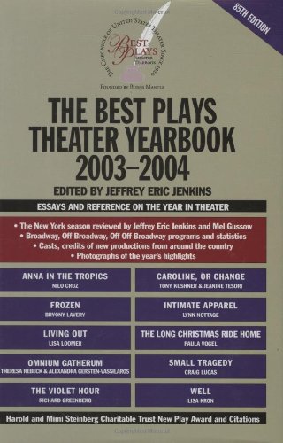 The Best Plays Theater Yearbook 2003-2004