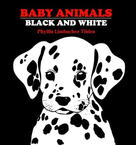 Book Cover Baby Animals Black and White