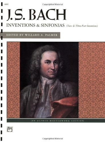 Book Cover J.S.Bach - Inventions and Sinfonias: Two- and Three-Part Inventions (Alfred Masterwork Edition)