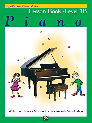 Book Cover Alfred's Basic Piano Library Lesson Book, Bk 1B
