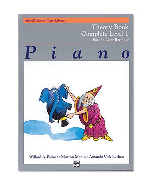 Alfred's Basic Piano Library Theory Complete, Bk 1: For the Later Beginner