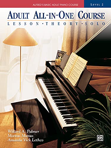 Book Cover Adult All-in-one Course: Alfred's Basic Adult Piano Course, Level 2