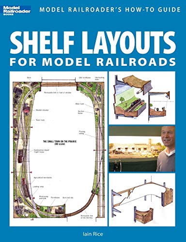 Book Cover Shelf Layouts for Model Railroads