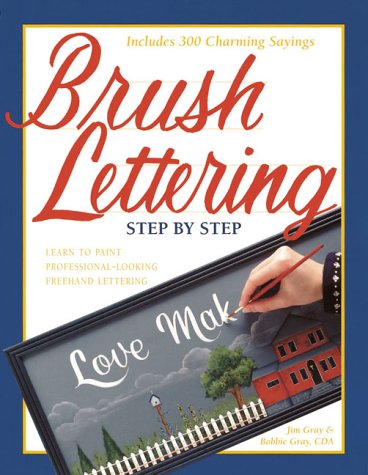 Book Cover Brush Lettering Step by Step