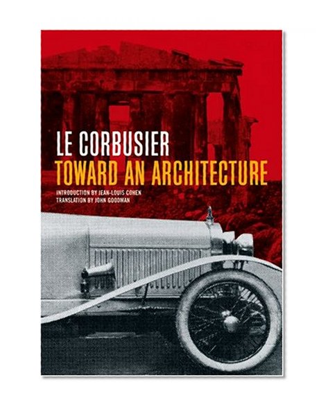 Book Cover Toward an Architecture (Getty Research Institute)