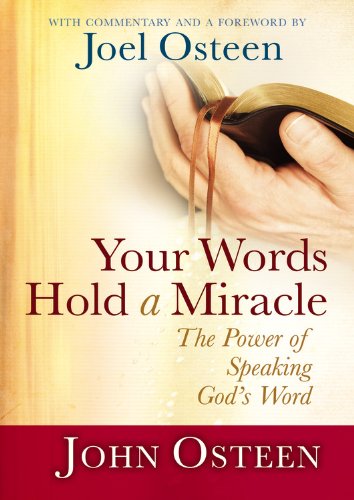Book Cover Your Words Hold a Miracle: The Power of Speaking God's Word