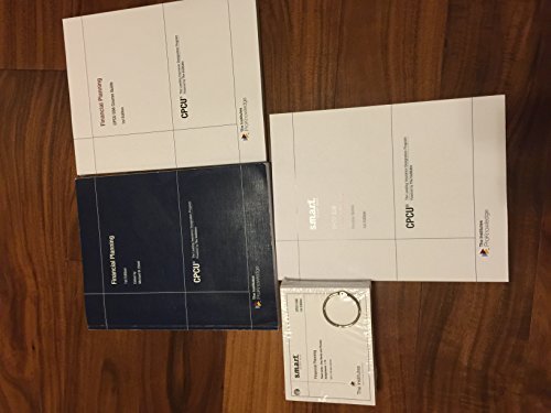CPCU 556- Financial Planning (1st Edition)- Text +Course Guide+ Review Notes + Flash Cards