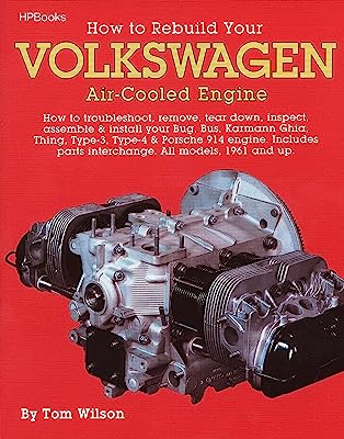 Book Cover How to Rebuild Your Volkswagen air-Cooled Engine (All models, 1961 and up)