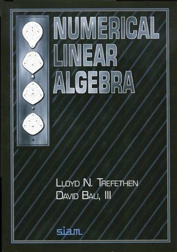 Book Cover Numerical Linear Algebra