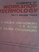 Elements of Workshop Technology: Machine Design v. 2