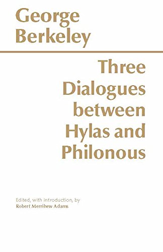 Book Cover Three Dialogues Between Hylas and Philonous (Hackett Classics)