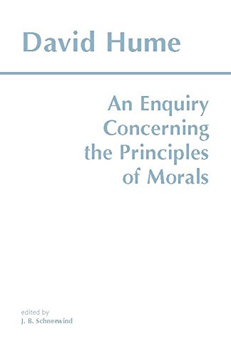 Book Cover An Enquiry Concerning the Principles of Morals (Hackett Classics)