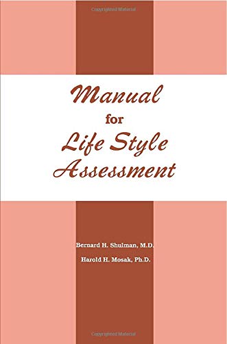 Book Cover Manual For Life Style Assessment