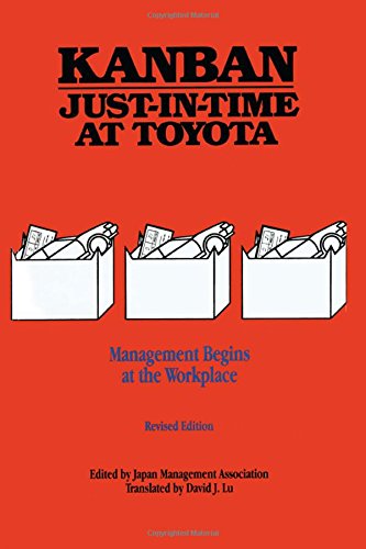 Book Cover Kanban Just-in Time at Toyota: Management Begins at the Workplace
