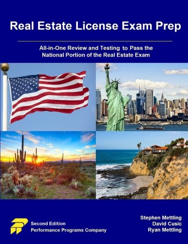 Book Cover Real Estate License Exam Prep: All-in-One Review and Testing to Pass the National Portion of the Real Estate Exam