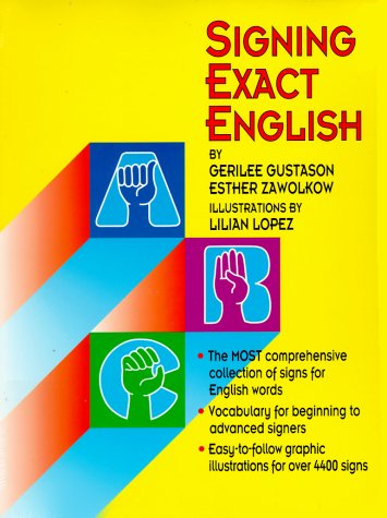 Book Cover Signing Exact English