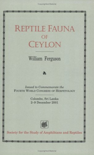 Reptile Fauna of Ceylon