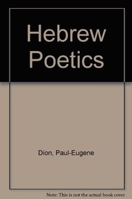 Hebrew Poetics: 2nd Edition (Society for the Study of Egyptian Antiquities Studies)
