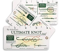 Book Cover Fisherman's Ultimate Knot Guide | Best Fishing Knots on a Waterproof Fold Out Ruler