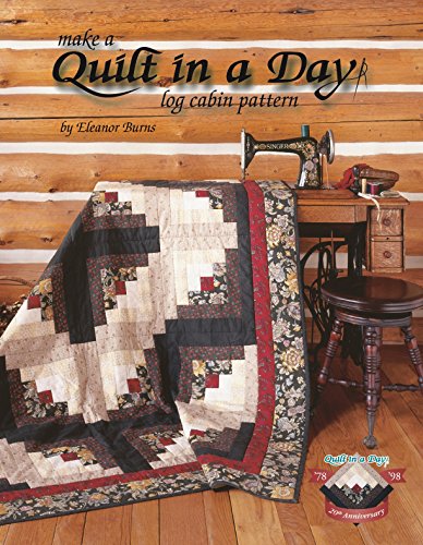Book Cover Quilt in a Day: Log Cabin Pattern