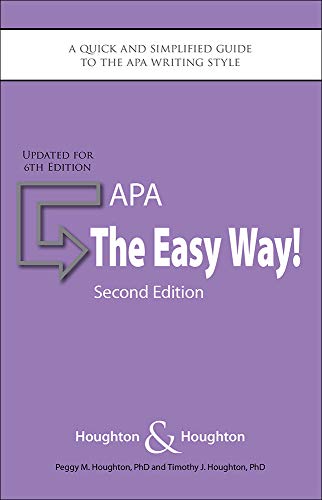 Book Cover APA: The Easy Way!: Updated for the APA 6th Edition
