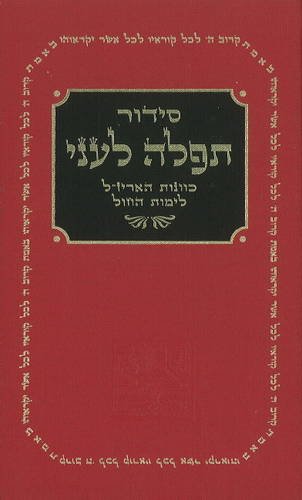 Sidur tefilah le-ani: Kavanot ha-Arizal- li-yemot ha-hol (Hebrew Edition)