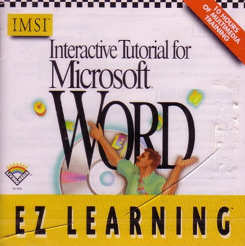 Interactive Tutorial for Microsoft Word (master Microsoft Word 6)