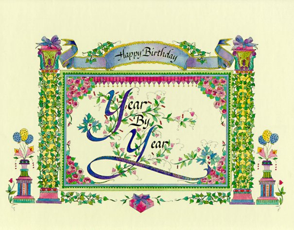Year by Year Memories Book: Celebrating a Life Through Birthdays