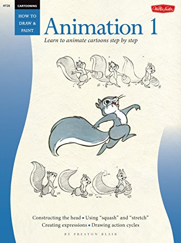 Book Cover Animation 1: Learn to Animate Cartoons Step by Step (Cartooning, Book 1)