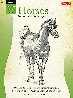 Book Cover Drawing: Horses (HT11)