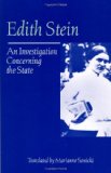 An Investigation Concerning the State (The Collected Works of Edith Stein, vol. 10)