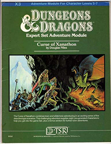 Curse of Xanathon (Dungeons & Dragons Module X3)