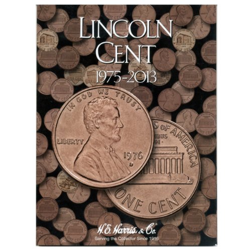 Book Cover Lincoln Cents Folder 1975-2013