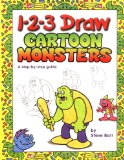1-2-3 Draw Cartoon Monsters (1-2-3 Draw Series)