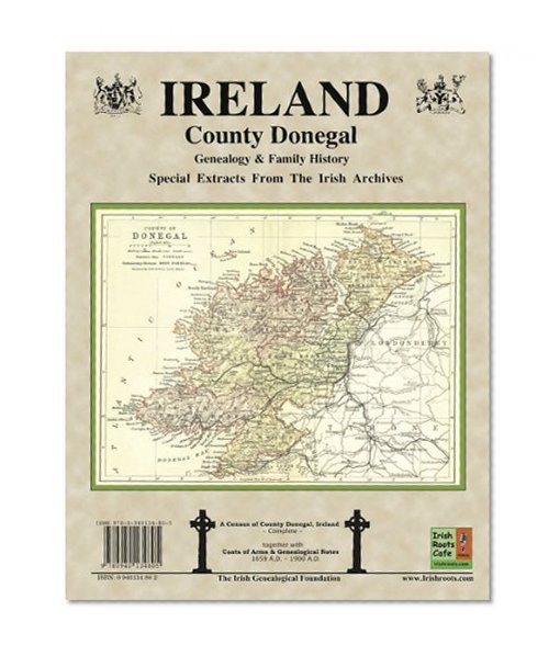 County Donegal Ireland, Genealogy & Family History Notes with coats of arms