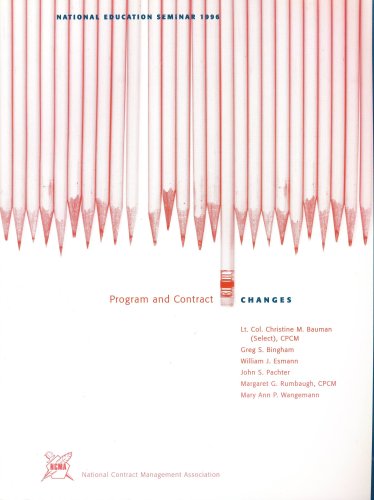 Program and Contract Changes