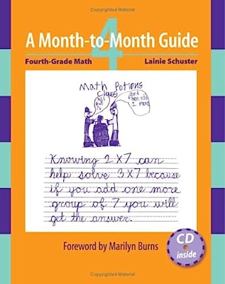 Book Cover A Month-to-Month Guide: Fourth-Grade Math (includes CD)