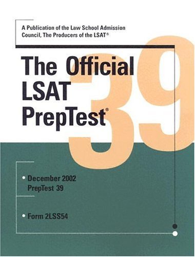 The Official LSAT PrepTest 39