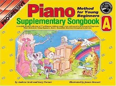 Book Cover CP11838 - Progressive Piano Method for Young Beginners: Supplimentary Songbook A (Progressive Young Beginners)