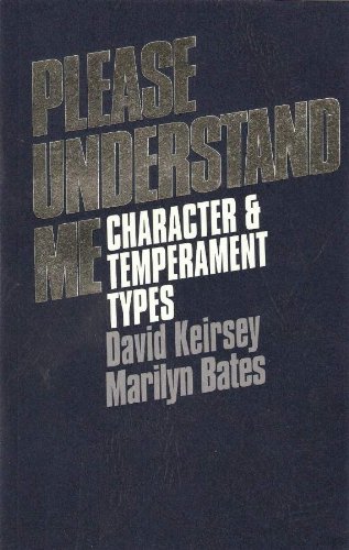 Book Cover Please Understand Me: Character and Temperament Types