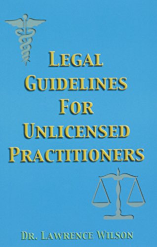 Book Cover Legal Guidelines For Unlicensed Practitioners