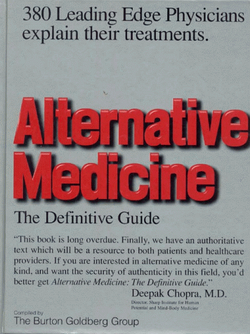 Book Cover Alternative Medicine: The Definitive Guide