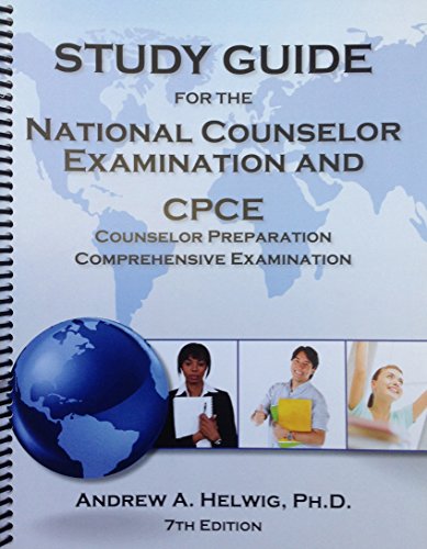 Book Cover Study Guide for the National Counselor Examination and CPCE