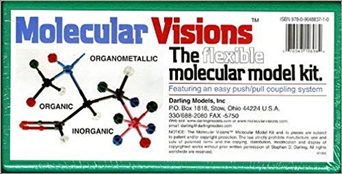Book Cover Molecular Visions (Organic, Inorganic, Organometallic) Molecular Model Kit #1 by Darling Models to accompany Organic Chemistry