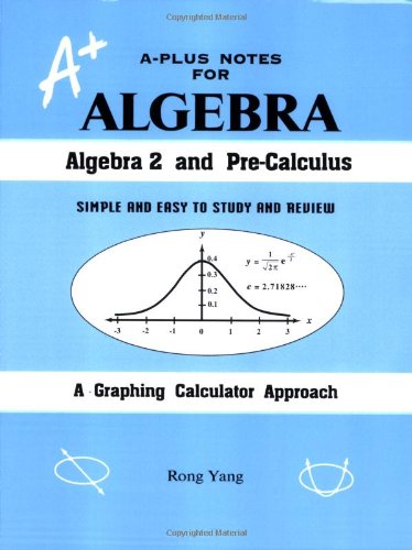 Book Cover A-Plus Notes for Algebra