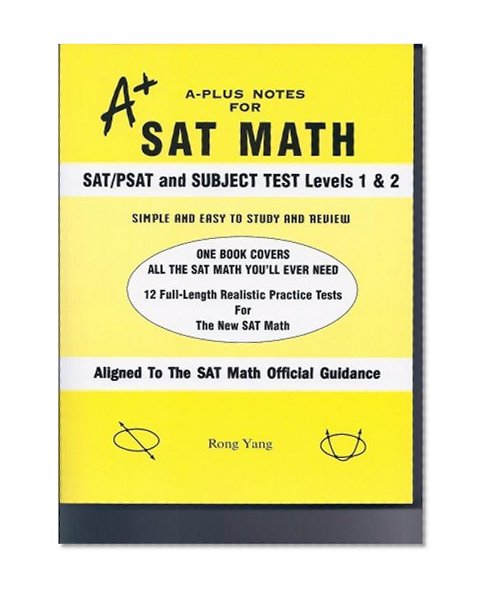 Book Cover A-Plus Notes for SAT Math