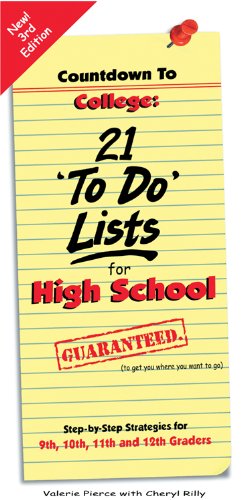 Book Cover Countdown to College: 21 'To Do' Lists for High School