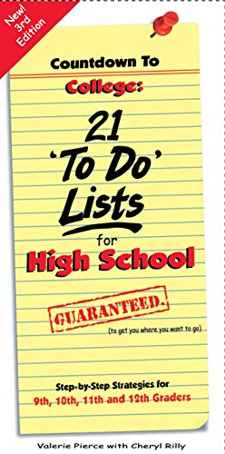 Book Cover Countdown to College: 21 â€˜To Doâ€™ Lists for High School